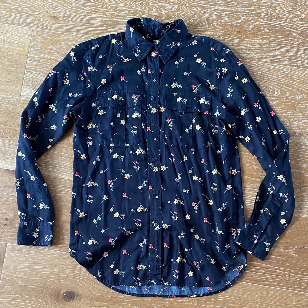 Ralph Lauren Black Floral Women’s Shirt
